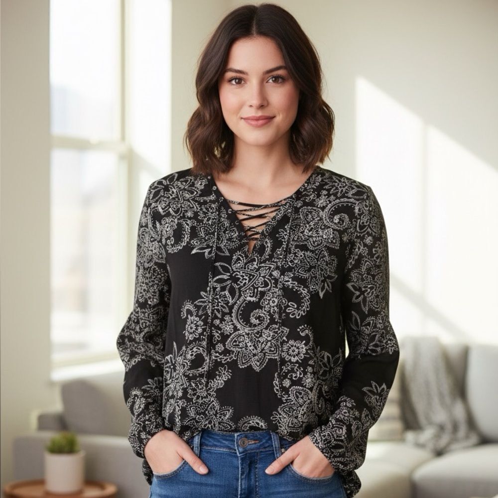 Anthropologie Ethereal by Paper Crane Blouse